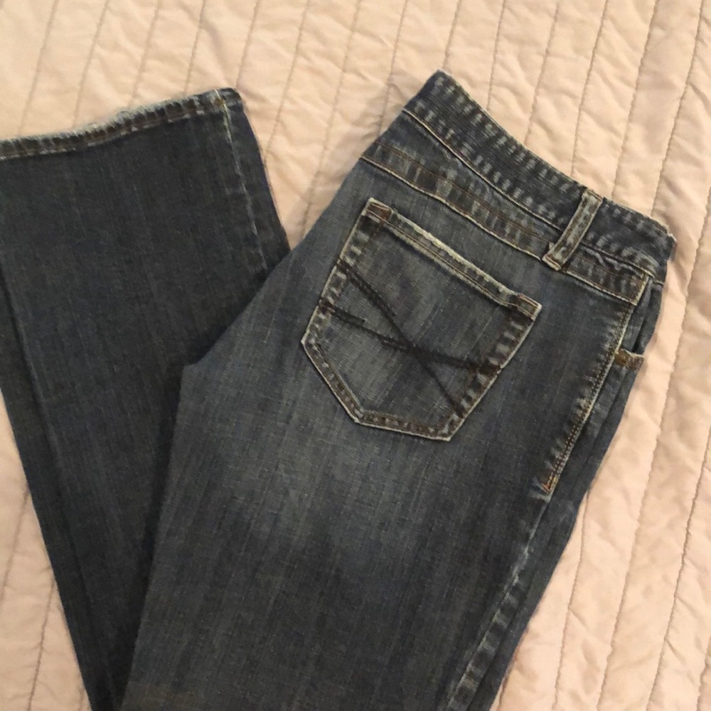 Dark Wash Blue Skinny/boot Jeans.  In like new condition.  Aeropostale